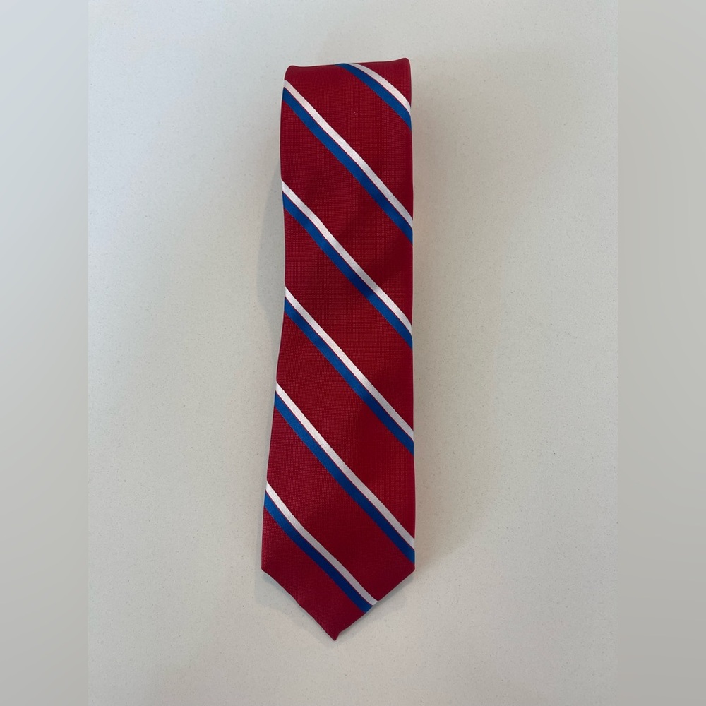 Red Striped Men's Tie